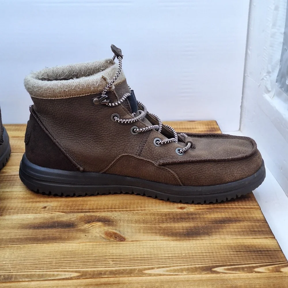 Hey Dude Boots Chukka Bradley Lace Up Shoes‎ Mens Size 9